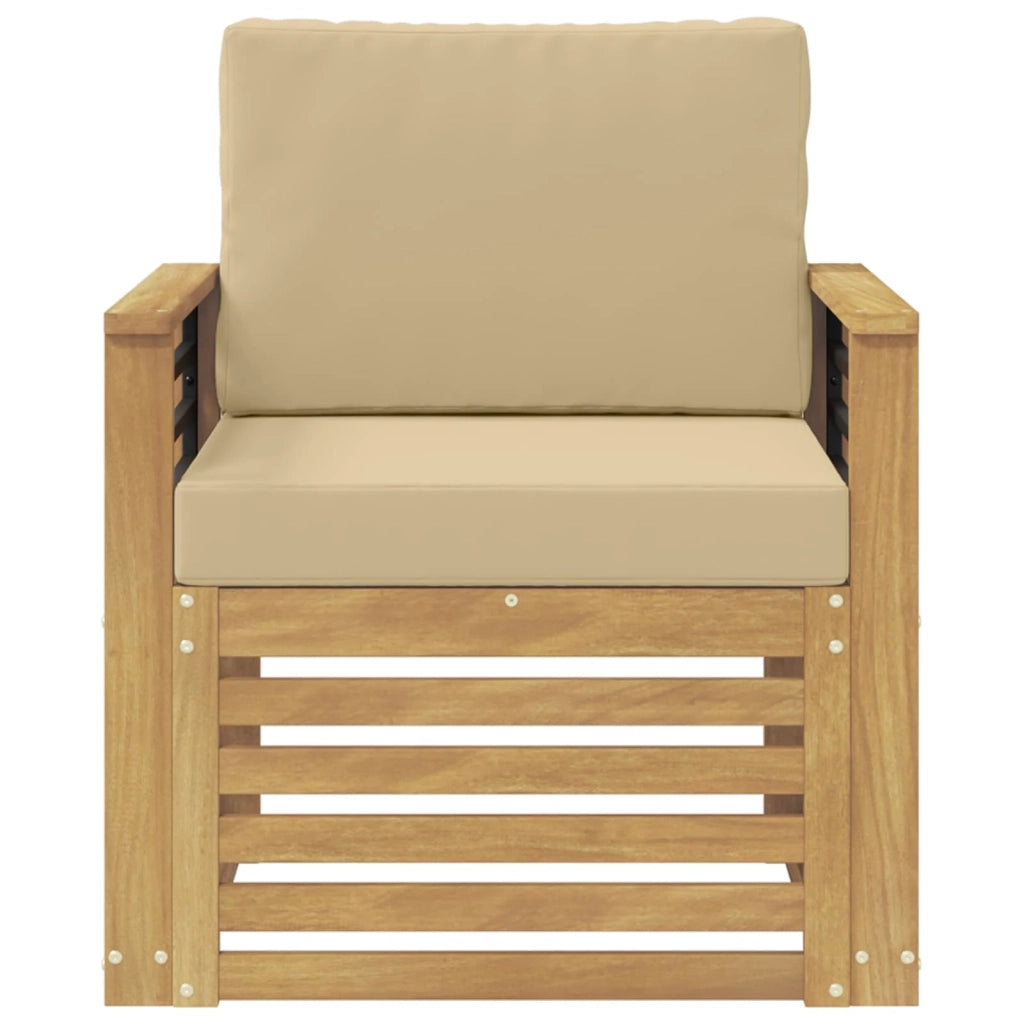 Set di divani da esterno-Sofa da giardino Poliestere Bianco 492630