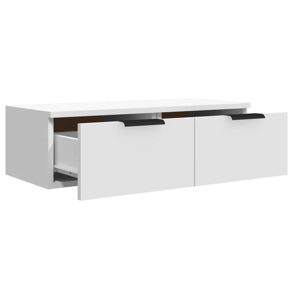 Armadietto a Muro | Mobile a Parete Bianco 68x30x20 cm in Legno Multistrato