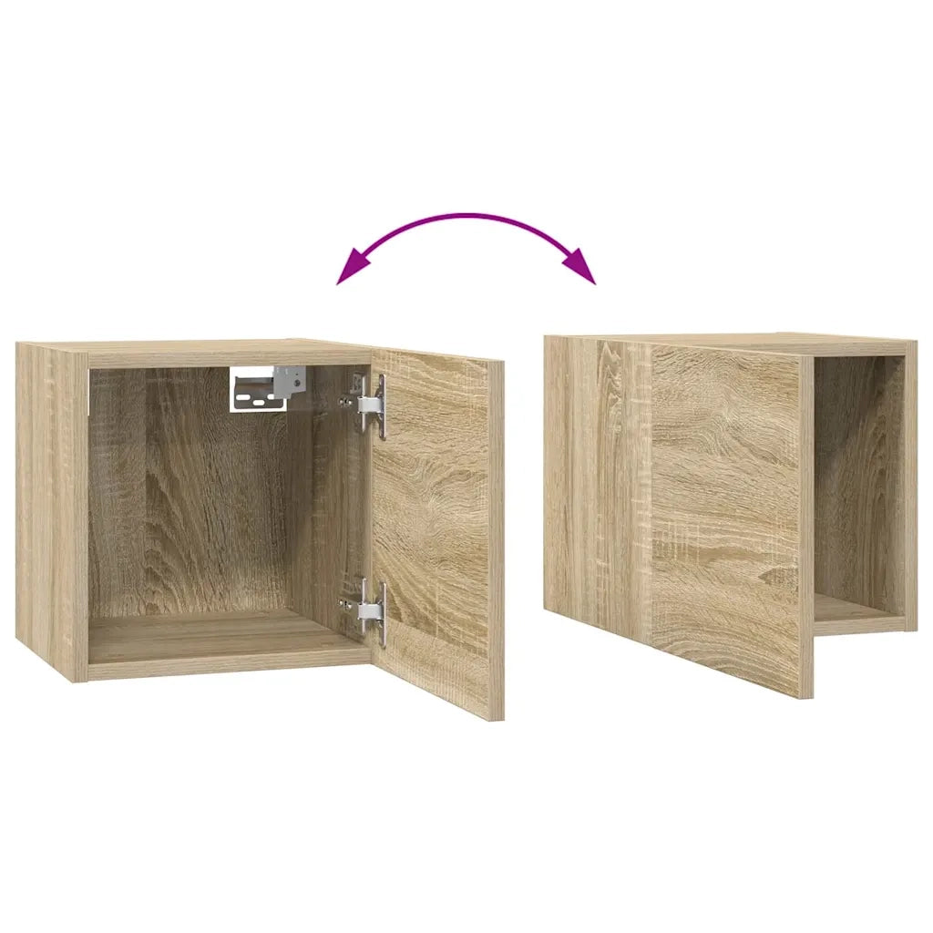 Set Mobili Porta TV 8pz Rovere Sonoma in Legno Multistrato 3079038