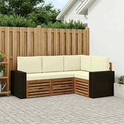 Set di divani da esterno 4 pz Poliestere 3384301