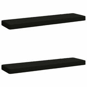 Cuscini per Panchina a 2 Pezzi VUGHT 2 pcs 100% Poliestere Nero 950603
