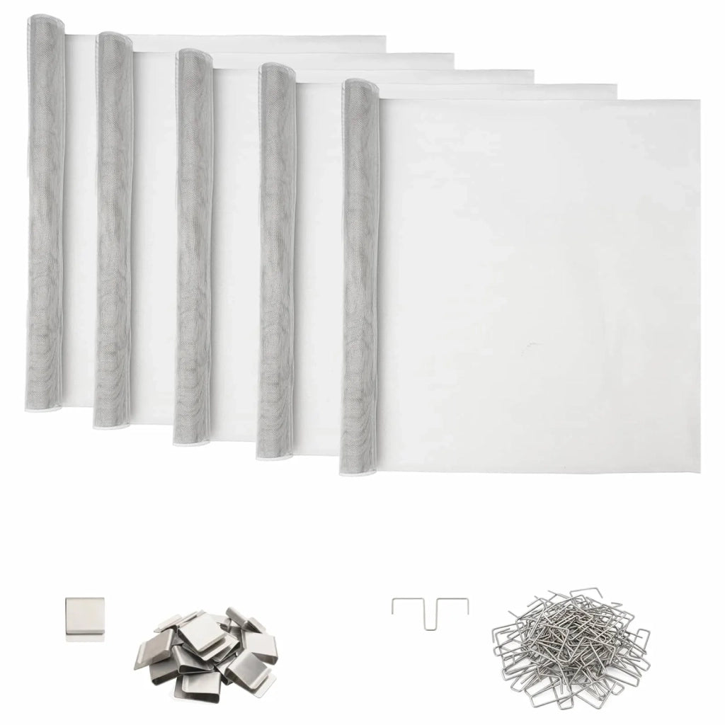Copertura per pozzetto di luce con clip 5 pz 70 x 130 cm 42045632
