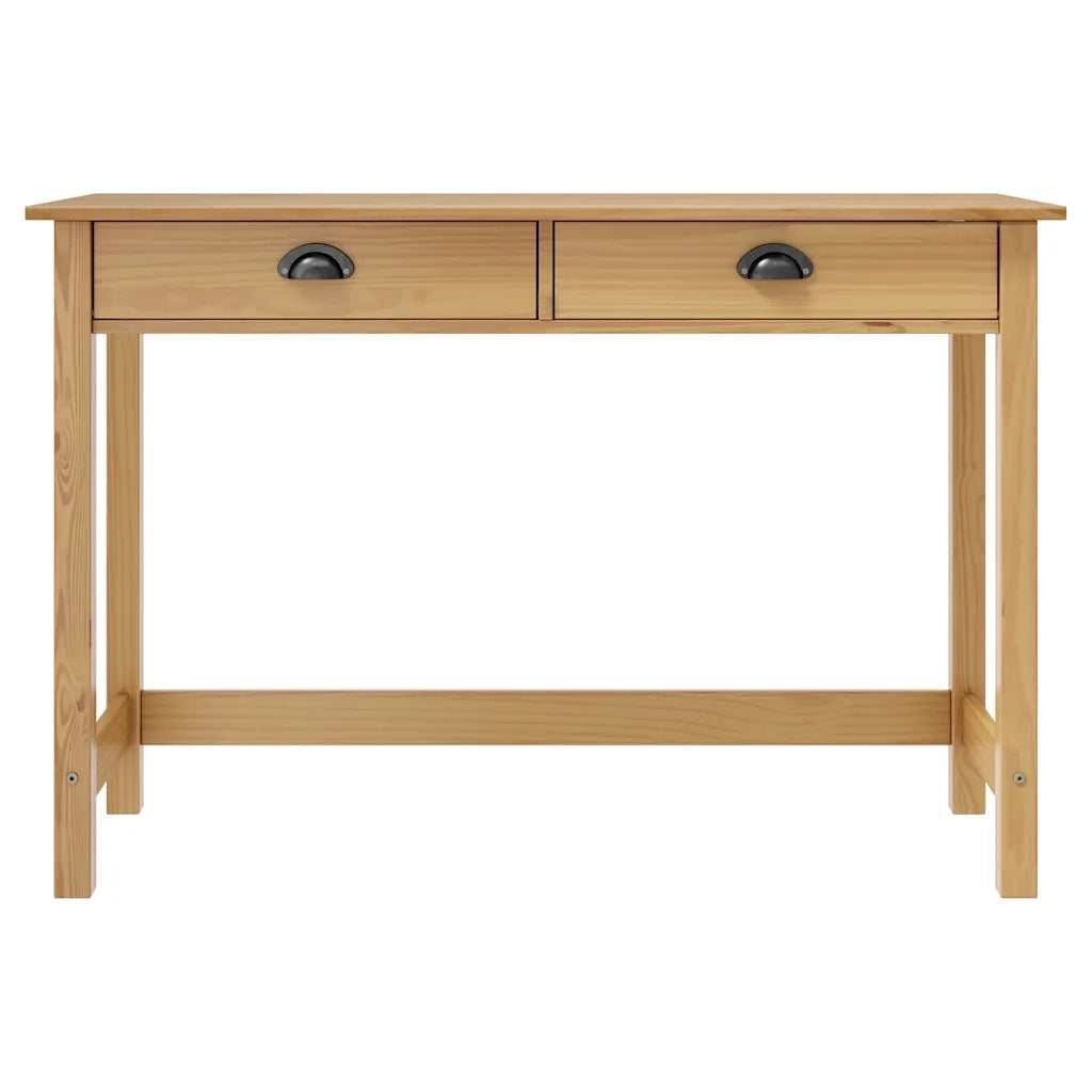 Consolle | Tavolo d'Ingresso Hill con 2 Cassetti 110x45x74 cm in Massello di Pino