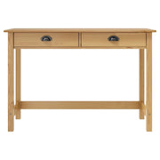 Consolle | Tavolo d'Ingresso Hill con 2 Cassetti 110x45x74 cm in Massello di Pino
