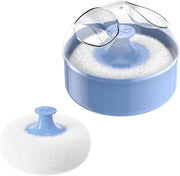 Applicatore di bodypoeder con scatola a polvere blu - soffice, idrofilo e igienico