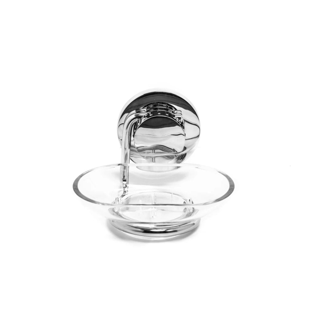 Porta sapone da parete Cromo in Acciaio cromato  SAN e ABS Mod. New chrome 2.0
