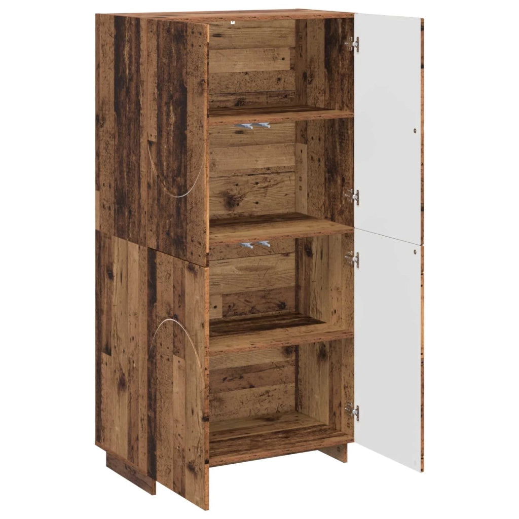 Credenza Legno di quercia 79 x 41 x 151 cm Legno ingegnerizzato 3433116