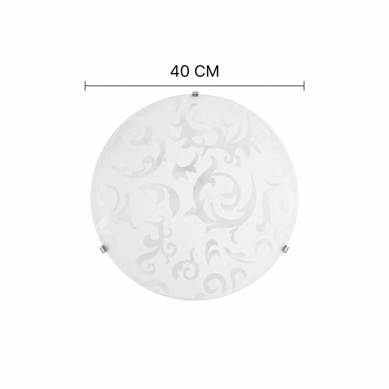 MELISSA LAMPADA PLAFONIERA DA SOFFITTO E27 2 LUCI 40CM