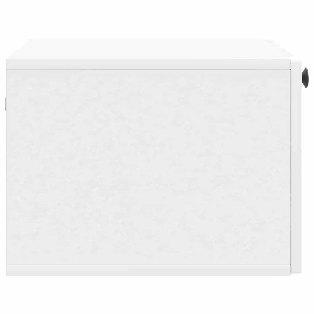 Mobile Porta TV da Muro Bianco Lucido 59,5 x 41 x 30 cm 897999