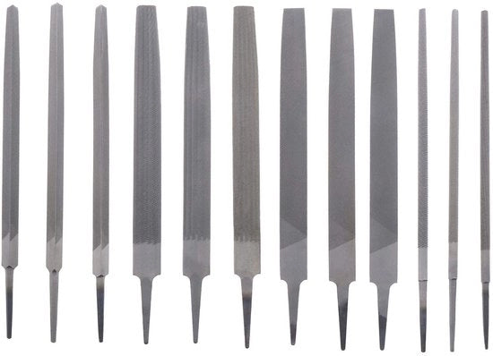 Set di viti 12 pezzi - Viti a rondella/tronco di cono/triangulari - T12 acciaio carbonio - Adatto per legno/plastica - Viti