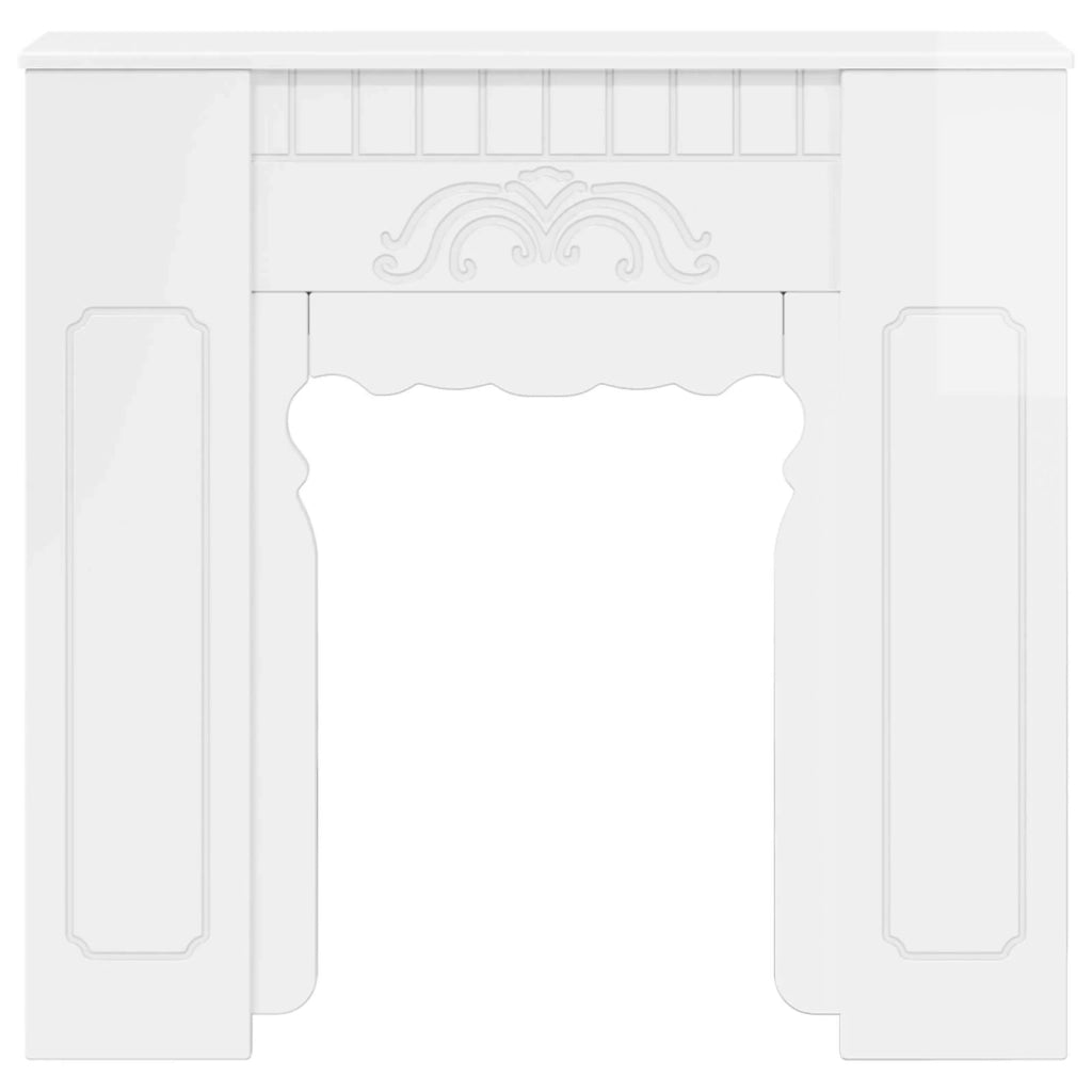 Cornice per camino Bianco Lucido 93 x 20 x 89 cm 8006628