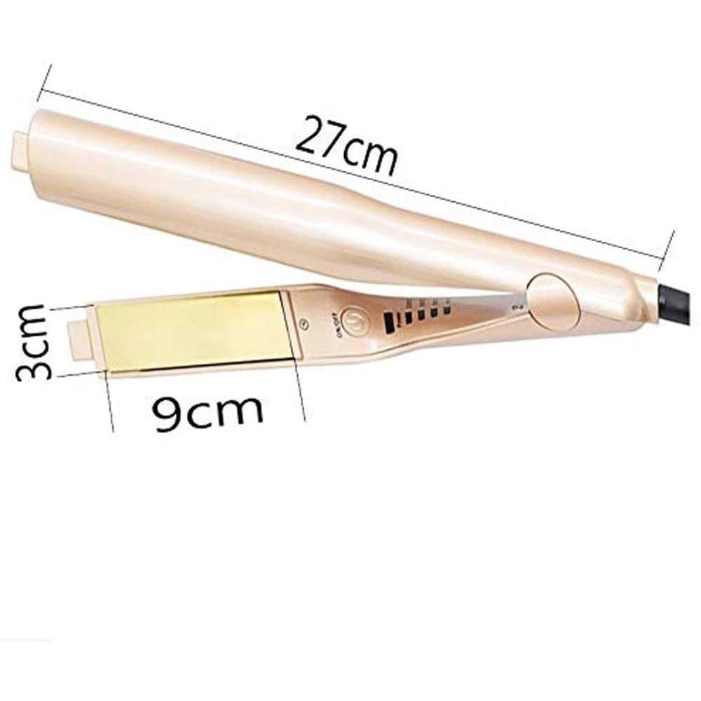 Trade Shop - Piastra Per Acconciatura Capelli 2in1 Ricci E Lisci Twistline Hair Curling Iron -