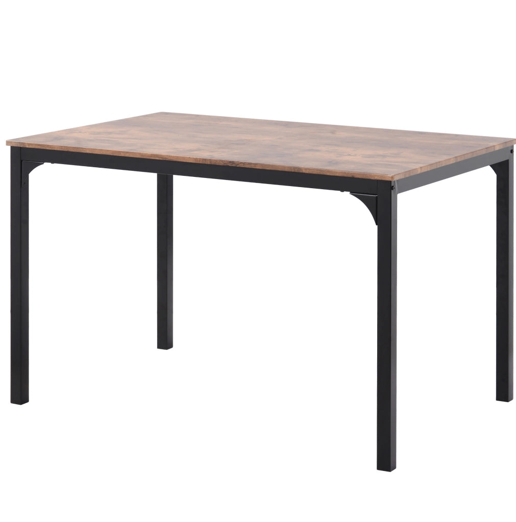 Gruppo tavolo da pranzo con 4 sedie salvaspazio; 108x65x75 cm; marrone