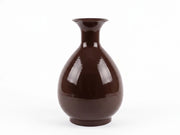 Vaso in metallo MONDEX ROGER 14x23,5x39 cm cioccolato 1 pz