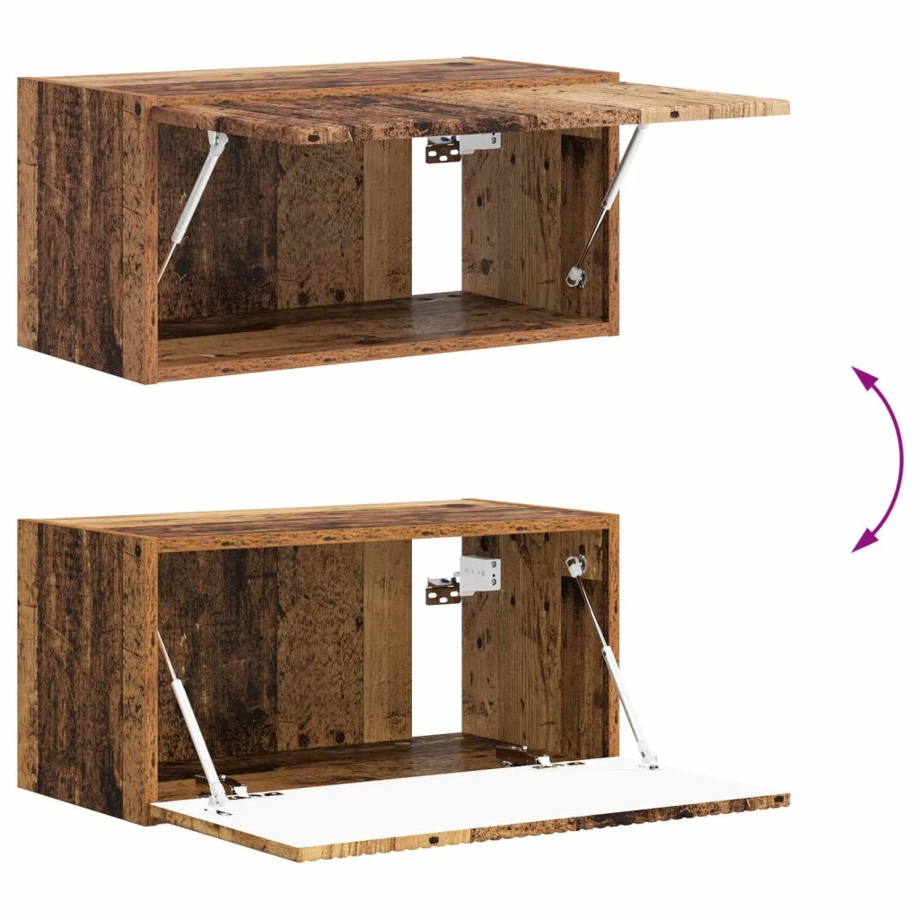 Set mobile TV 6 pz-Credenza per TV Legno vecchio Legno multistrato 780437