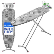 Asse da stiro KADAX 120x38 cm, pieghevole, da tavolo, con supporto per ferro da stiro.