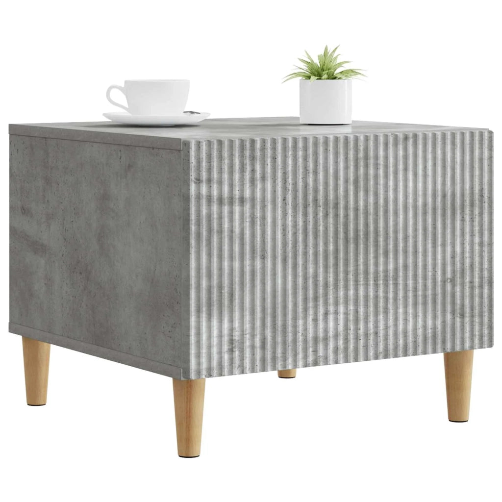 Tavolino da salotto con cassetto Grigio Cemento 49 x 50 x 40 cm 894738