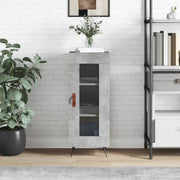 Credenza-Buffet-Armadio da cucina Grigio Cemento 34,5x34x90 cm in Legno Multistrato 336075