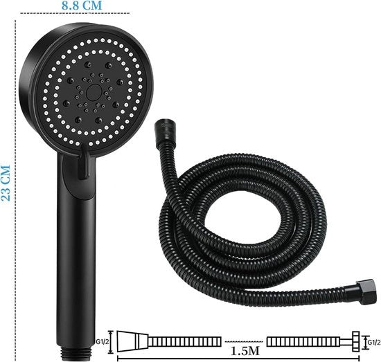 Testa doccia agetto, testa doccia risparmiacqua, testa doccia ecofriendly