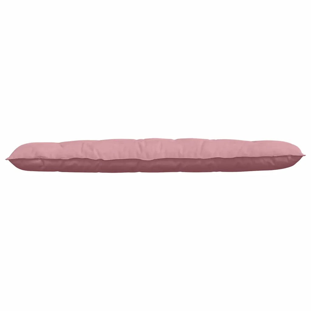 Cuscino per Schiena | Cuscino dorsale Rosa 180 x 50 cm Tessuto in Cords
