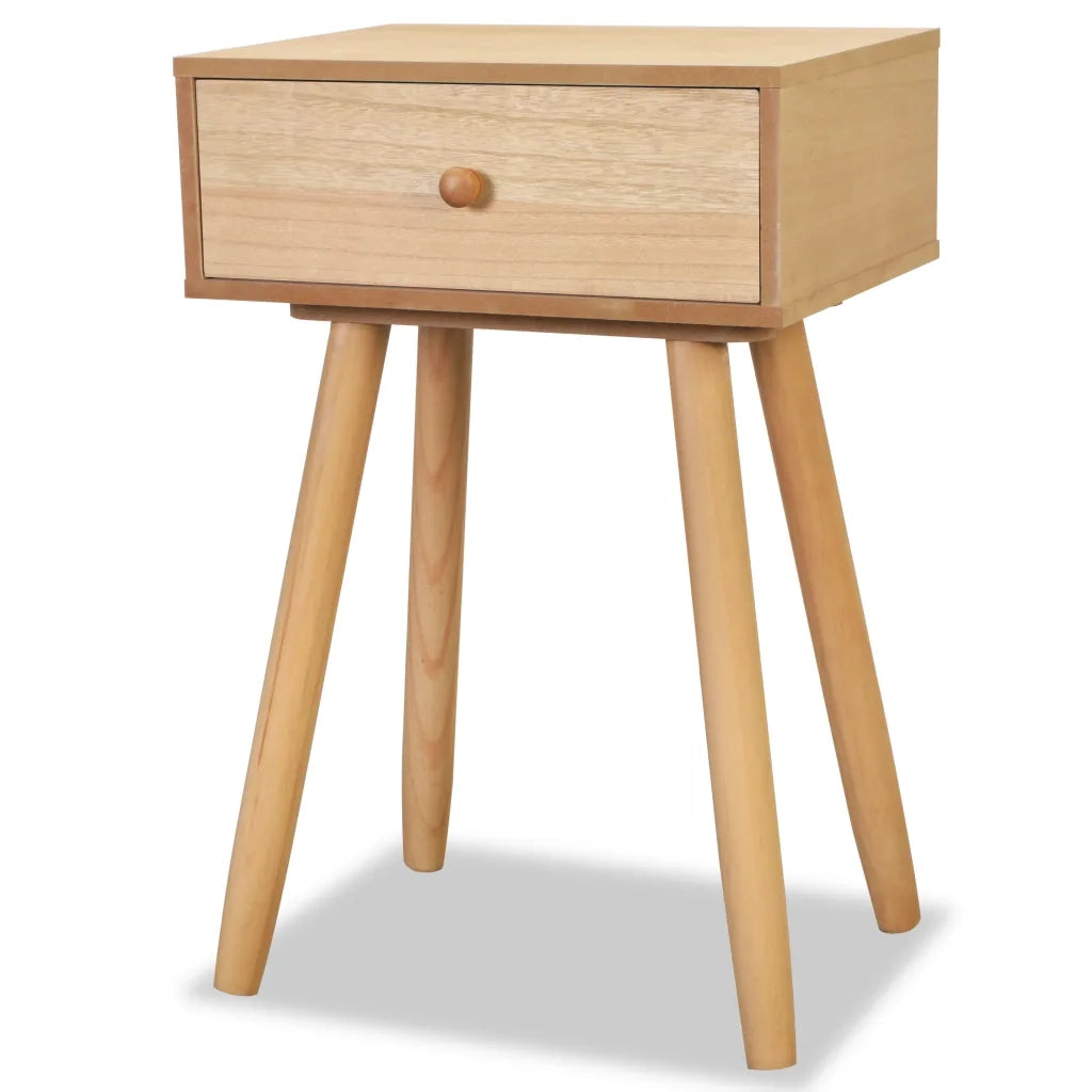 Comodini Set 2 pz in Massello di Pino 40x30x61 cm Marroni cod mxl 31036