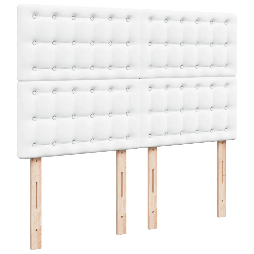 Giroletto a Molle con Materasso Bianco 140x200 cm in Similpelle 3290725