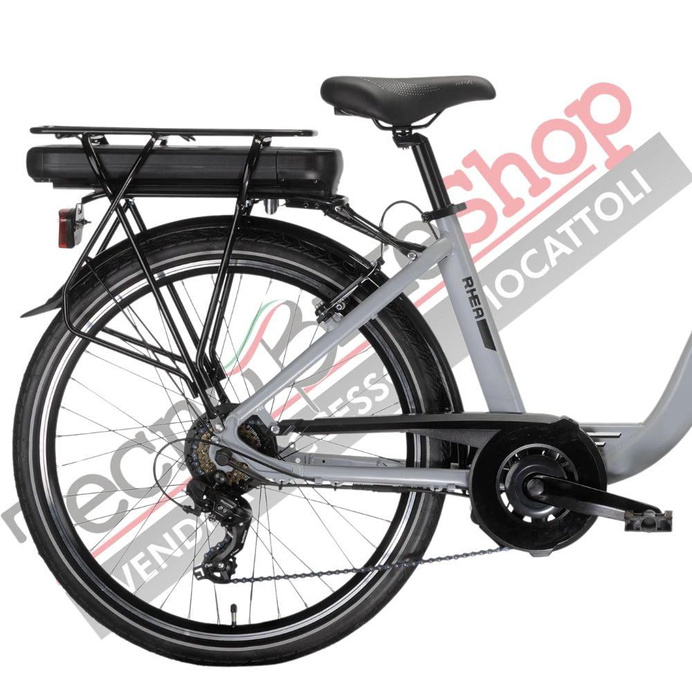 Bicicletta Elettrica A Pedalata Assistita MBM Rhea 28"-Grigio