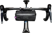 Borsa di trasporto snack Dark Carbone | Bikepacking - 2L - Materiale resistente - Interno morbido - Impermeabile - Gravelbike