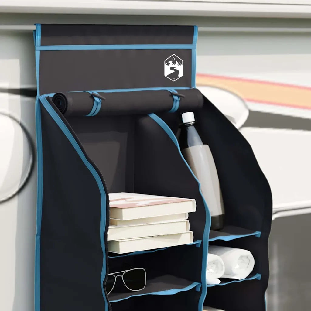 Organizer da tenda appeso 10 tasche Nero 40,5 x 25 x 80 cm CFW4859494