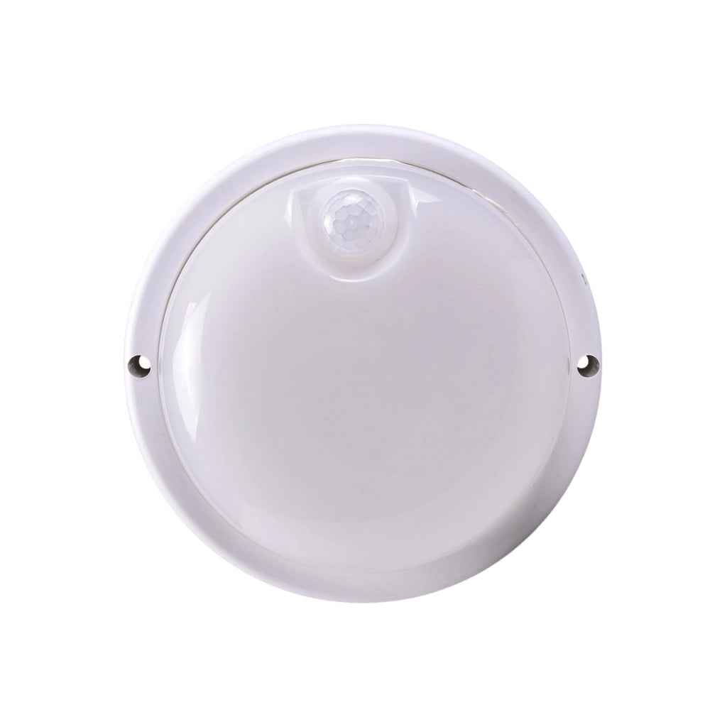 Lampada Plafoniera Tonda a LED con Sensore di Movimento 9W, Luce Fredda 6500K, 820 Lumen, IP56