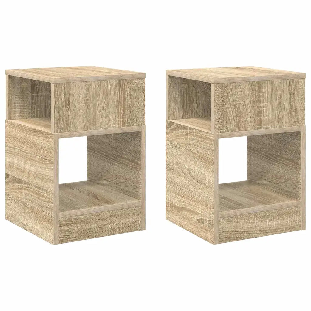 Tavolino 2 pcs Rovere Sonoma 30,5 x 30 x 45 cm