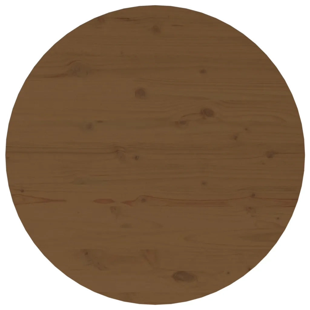 Tavolino da Salotto Miele Ã˜ 55x45 cm in Legno Massello di Pino cod mxl 24926