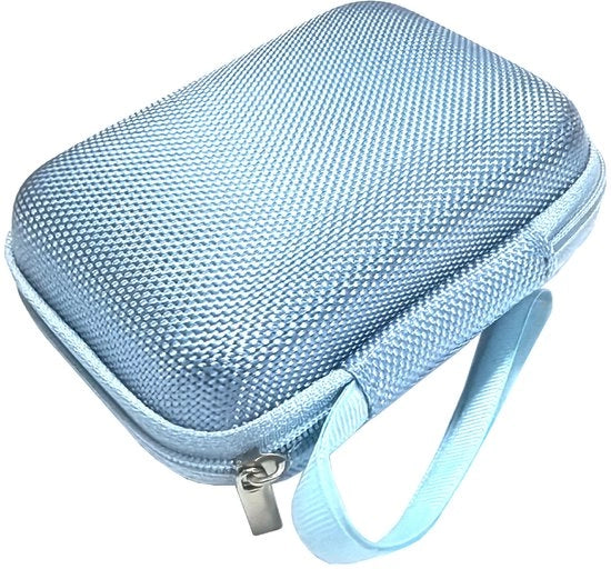 Tas multifunzionale per organizzare, proteggere e resistere a shock, compatibile con Action6, CCD e SSD, con spazio per oplader (blu).