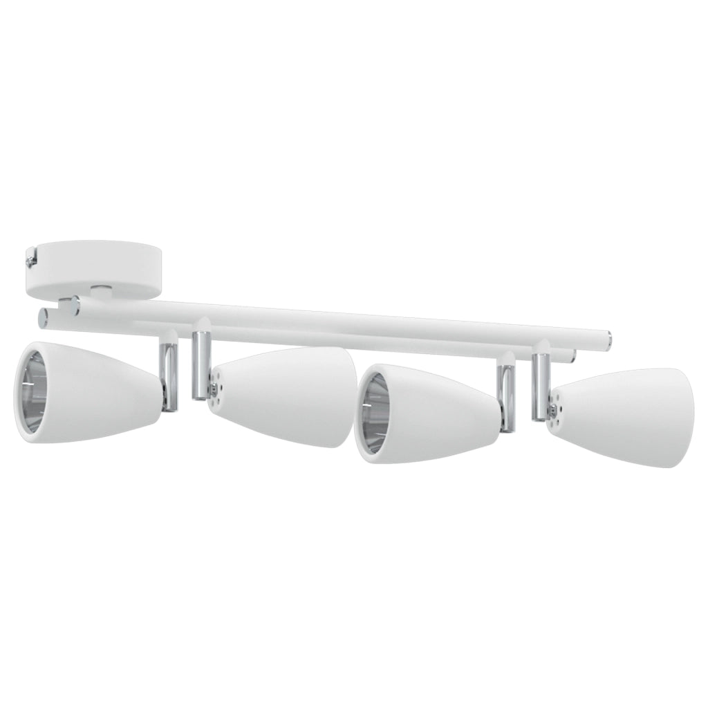 Faretto da soffitto 4 Vie Regolabile Bianco GU10