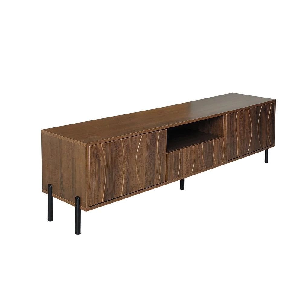 Tavolino e Porta TV in Legno Massello con Set Contenitore ¨C MINIMAL ¨C Design Naturale per Salotto