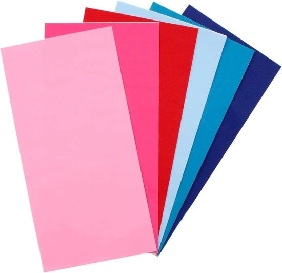 Kit di riparazione autoadesivo nylon (6 pezzi) - Tende e giacche - Rosso, blu, viola