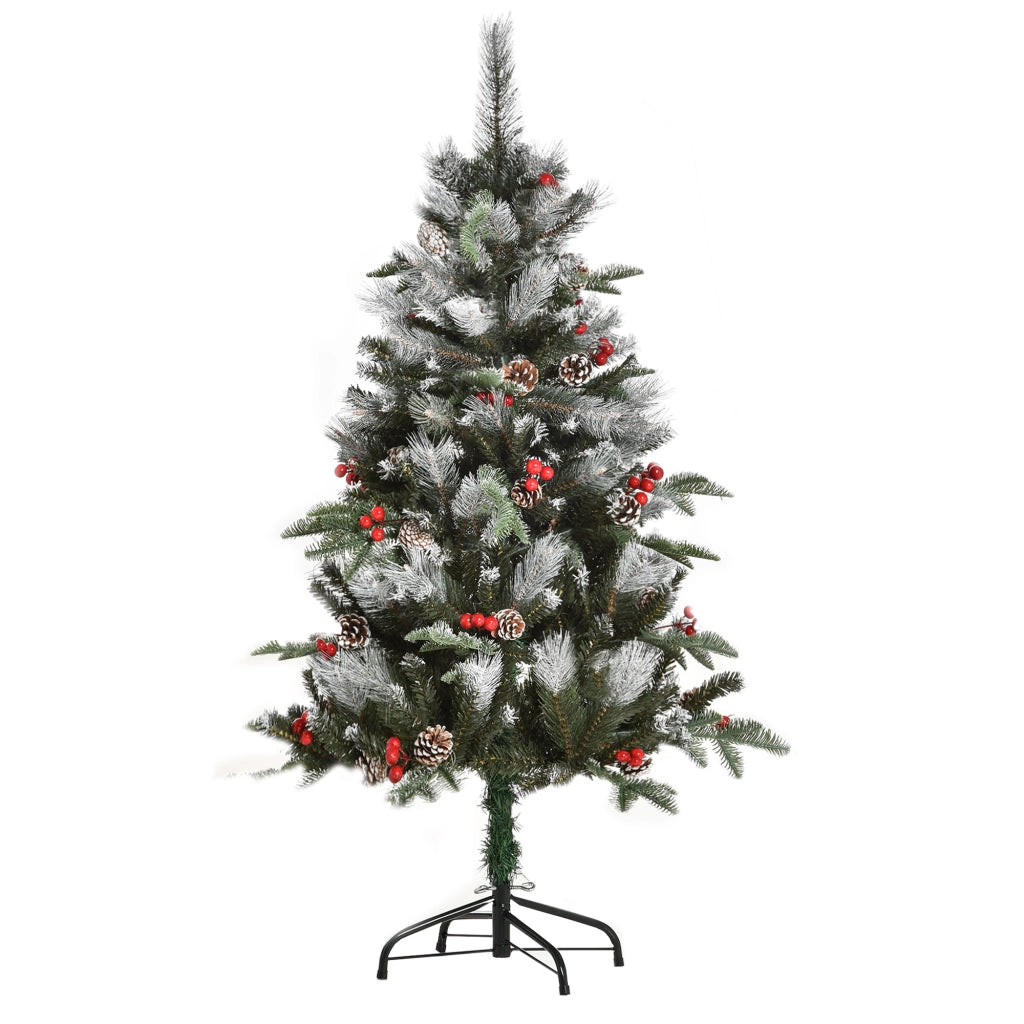 Albero di Natale Artificiale 120 cm ¨C zephmum ¨C Verde con 266 Ramas 27 Pi?as 27 Bayas