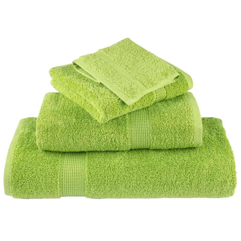 Asciugamani da bagno Premium SOLUND 2 pz Verde mela 100x150 cm 600 g/m² 137503
