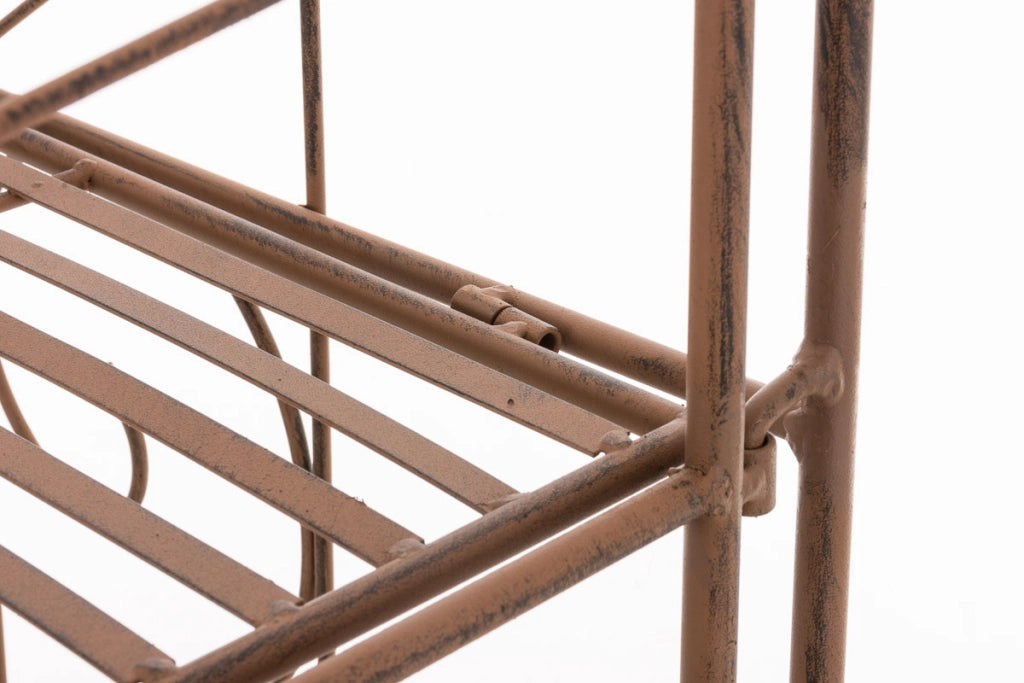 Scaffale in Ferro Lenja Rustico antico marrone