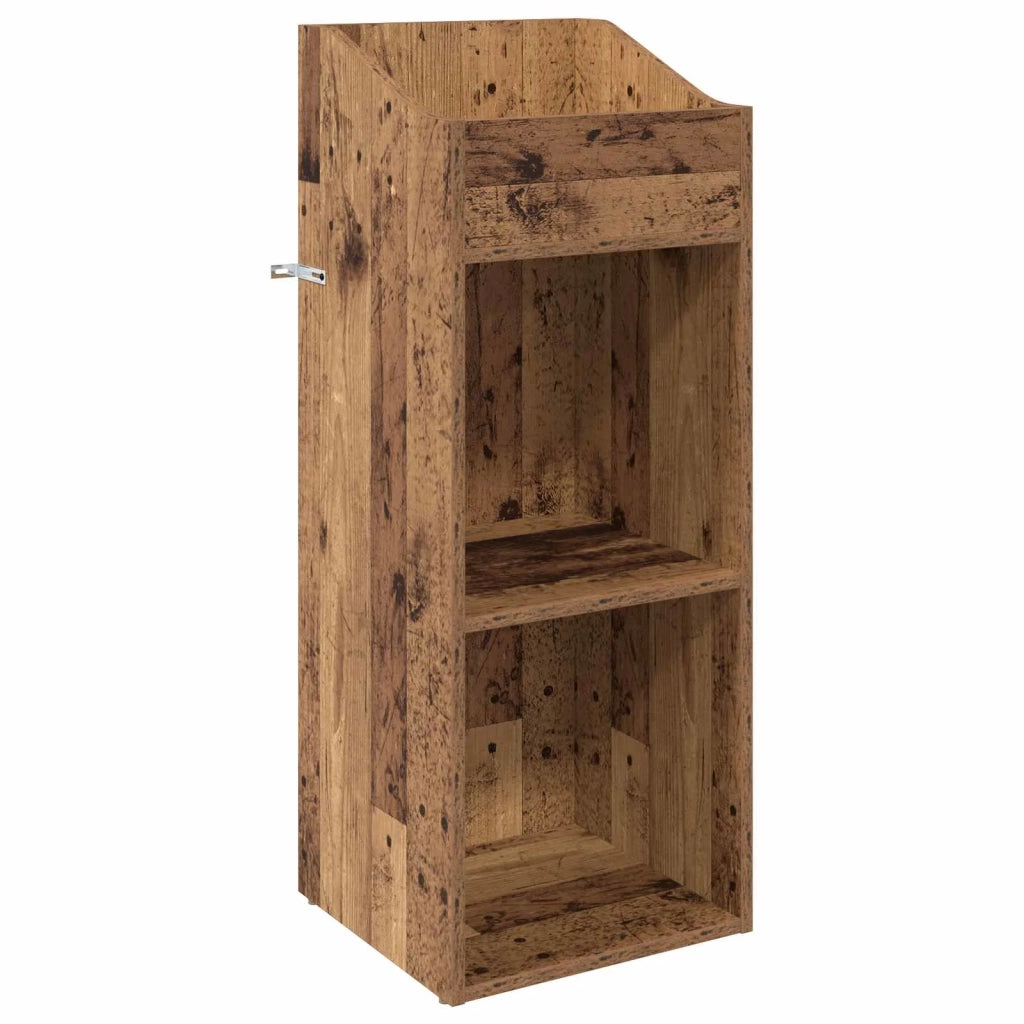 Mobile porta vinili Legno antico 36 x 36 x 95,5 cm 8012832
