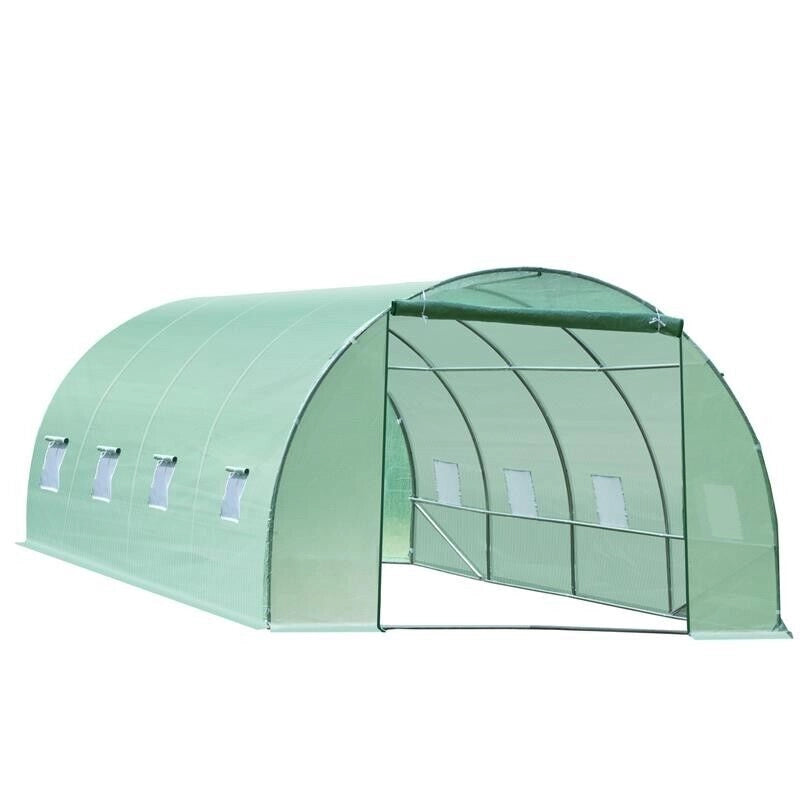 SERRA A TUNNEL PER PIANTE 6 X 3 X 2 M VERDE