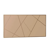 Specchio in legno "Orezo" - 120 x 60 cm - Bronzo