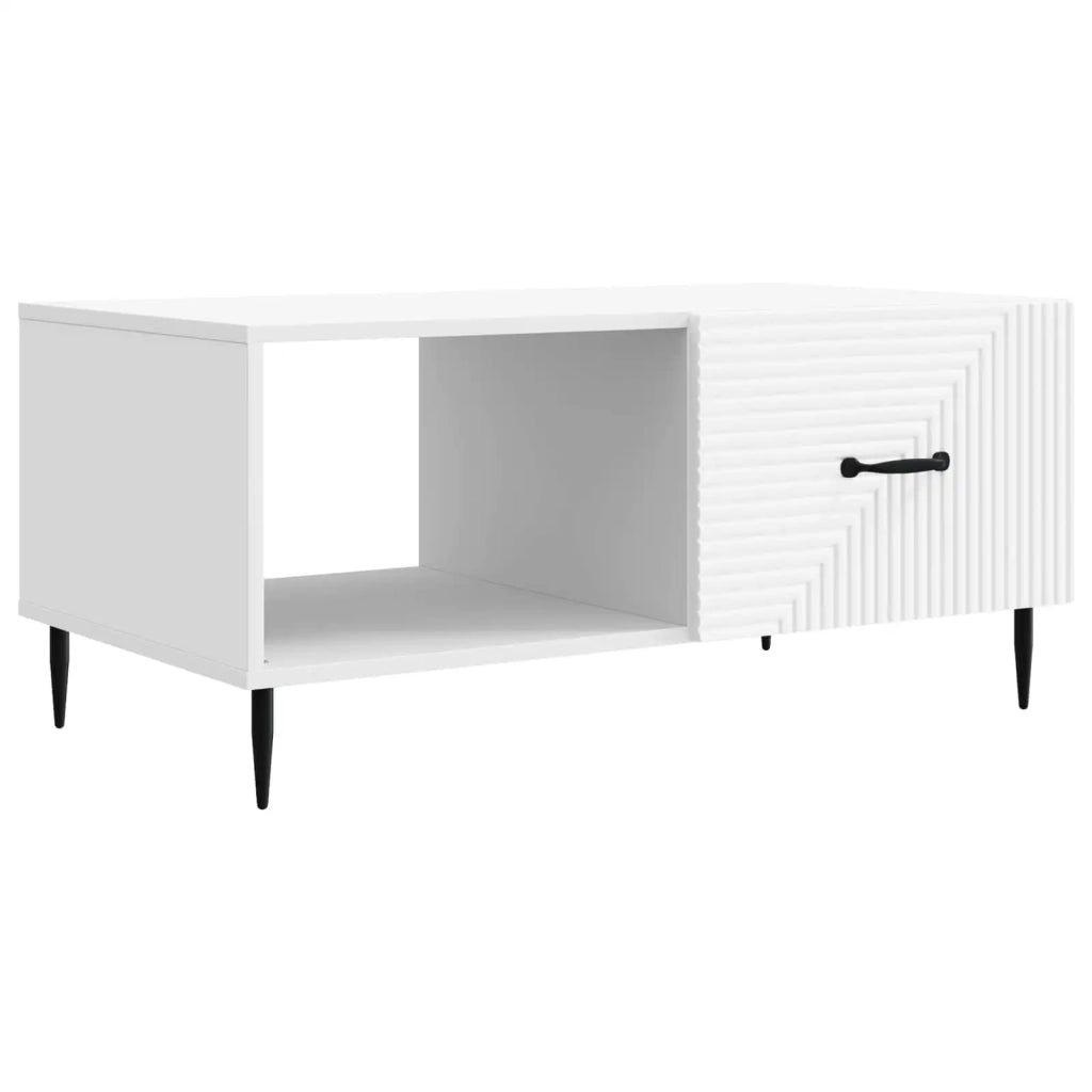 Tavolino da salotto Bianco 90 x 50 x 40 cm Legno ingegnerizzato 894955