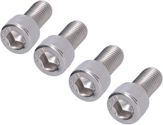 Bout a Sei Venti - A2-70 Acciaio Inossidabile - Bout a Sei Venti - M10 - 1,25 mm Diametro della Testa - Diametro della Testa 16 mm - Altezza della Testa 10 mm