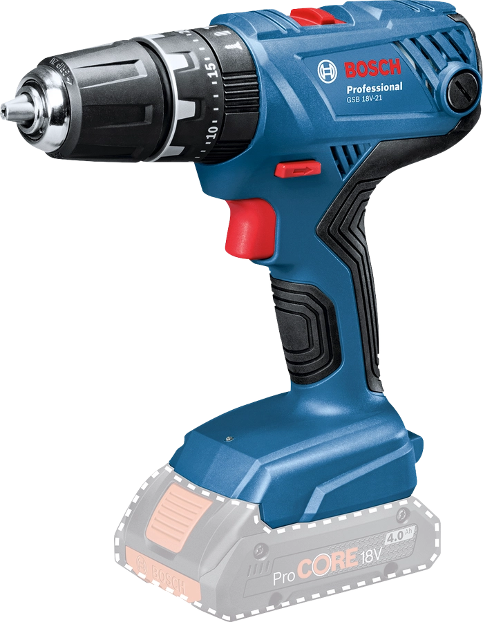 Bosch GSB 18V-21 06019H1176 – Trapano Avvitatore a Percussione 18V Solo corpo