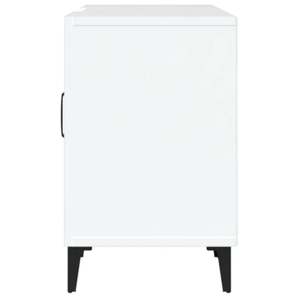 Mobile Porta TV Bianco 150x30x50 cm in Legno Multistrato 812627