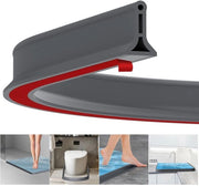 Stopper per doccia autoadesivo - 200 x 4 cm - Gomma - Soglia flessibile - Impermeabilizzazione - Cintura di protezione - Nastro impermeabile