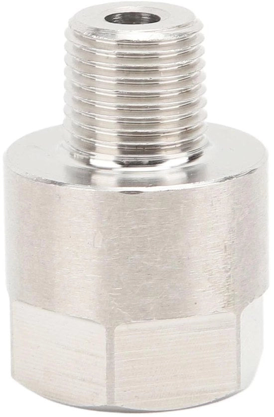 Adattatore per manometro dell'olio 1/8" NPT maschio M10x1.0 femmina Rvs sensore dell'olio del livello del carburante della pressione dell'acqua del termometro di carburante