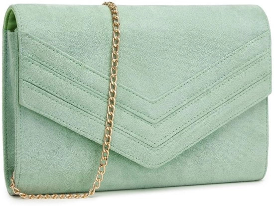 Borsa da sera elegante, pelle vegana, tasca da spalla crossbody, tasca piccola con chiusura enveloptas