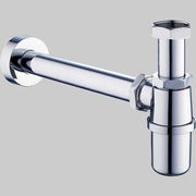 SIFONE A BOTTIGLIA IN ABS CROMATO 1 1/4 x 32 - 280 mm - 1 pezzi - Idroweb